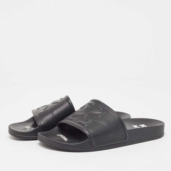 Off-White Black Rubber Arrow Pool Slides Size 41 - Picture 2 of 4